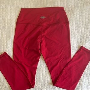 Red nasty fit leggings sz M